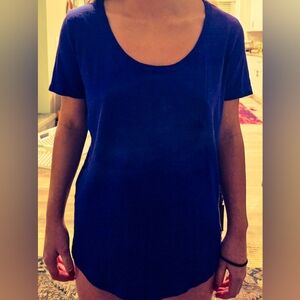 Victoria's Secret Deep Blue Short Sleeve Tee